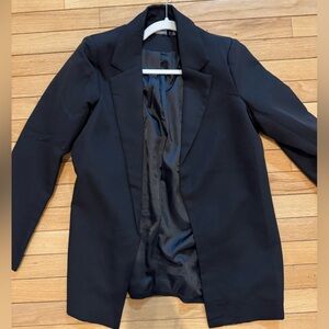 Misguided oversized black blazer